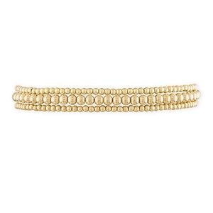 Alexa Leigh Delicate Stack 6.5” 14K Gold Bracelets